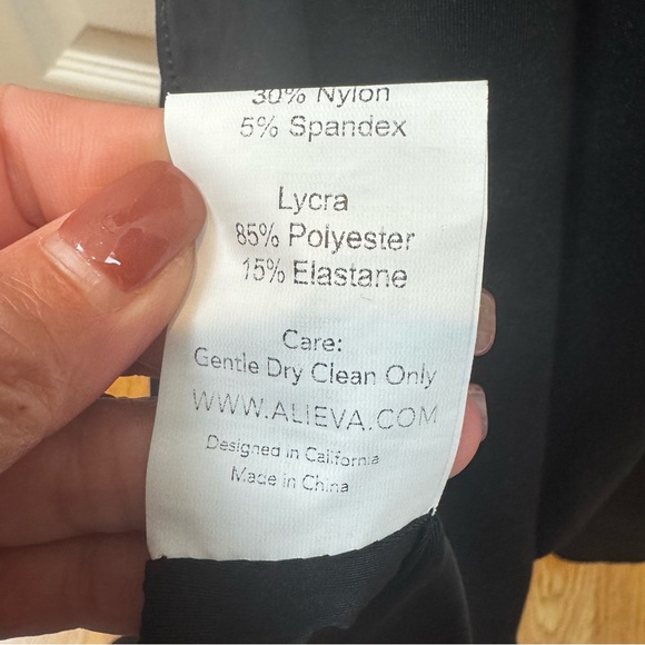 NWT Alieva Abigail One Sleeve Maxi Dress in Black Sz. L - Picture 13 of 13